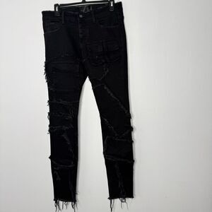 Valabasas Black Distressed Jeans size 29